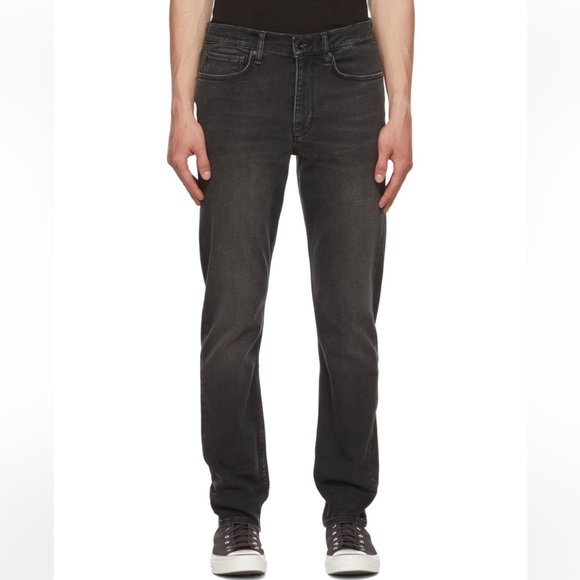 rag & bone Jeans Rag Bone Fit 2 Slim Jeans Mens Faded Black Jeans